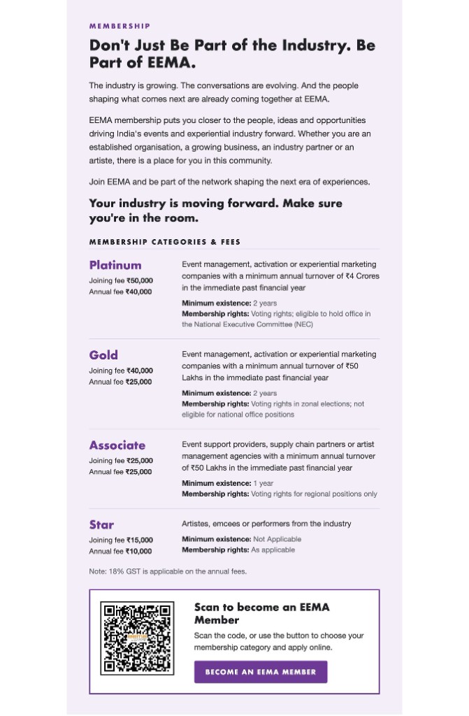 EEMA membership