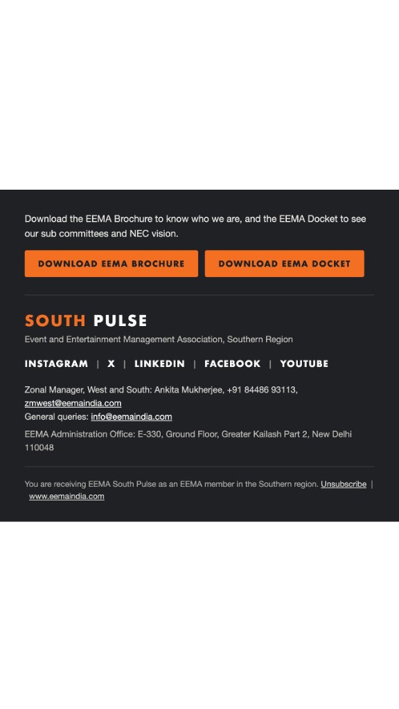 South Pulse footer